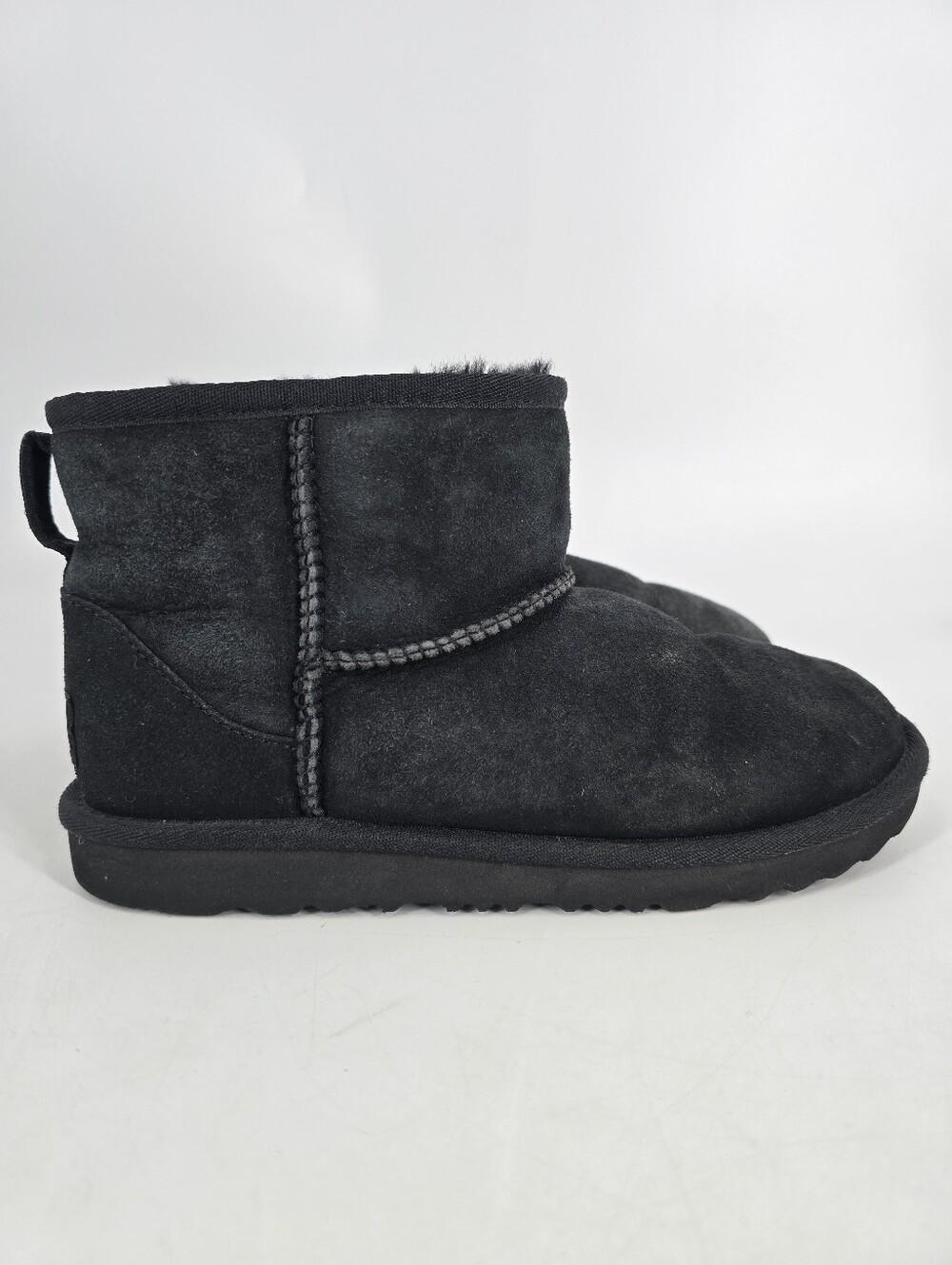 UGG Classic Mini II Boots Black Kids Size 5